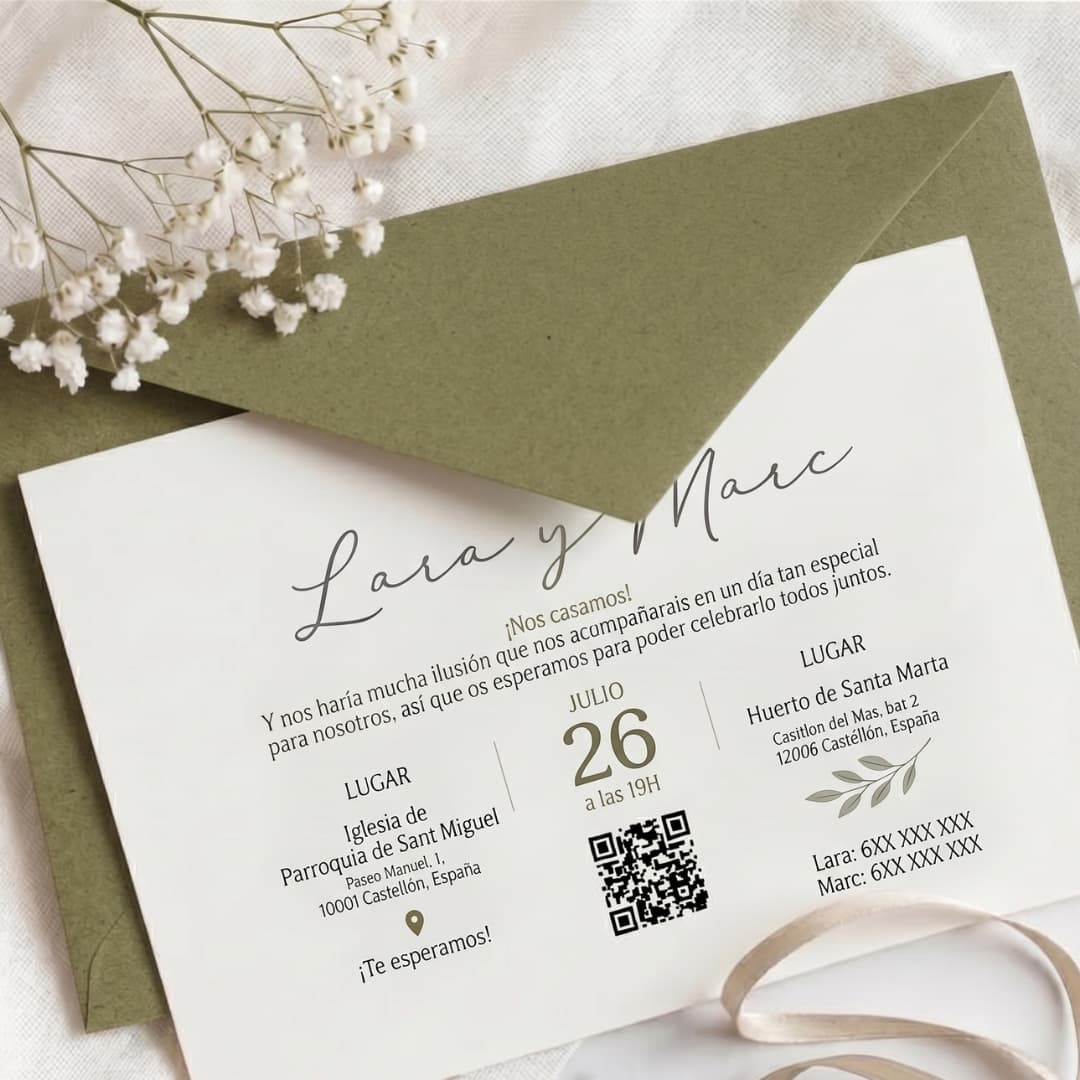 Invitación impresa — galeria3