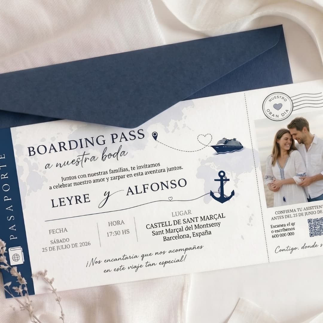Invitación impresa — galeria4